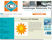 Tablet Screenshot of ecimaterials.com